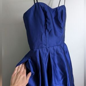 Betsy Adam Royal Blue Gown